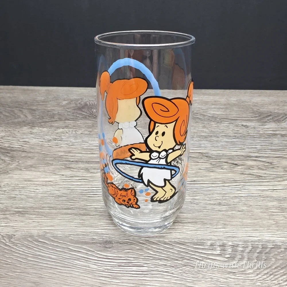 Vintage Pizza Hut Collectible Tumbler - The Flintstones‎ 